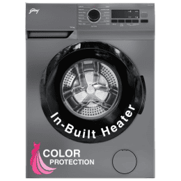 Godrej EcoWash Fully Automatic Front Load Washing Machine | 7 Kg | Silver Stream | WFEON ARG 7012 5.0 FEBT SLSR
