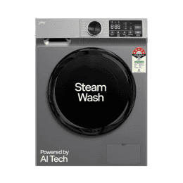 Godrej Fully Automatic Front Loading Washing Machine | 9 Kg | Silver Stream | WFEON CEL 9014 IEBT SLSR