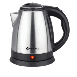 Bajaj KTX  Electric Kettle | 1.5 L | 1350W | Stainless Steel Body |  Black | 670106