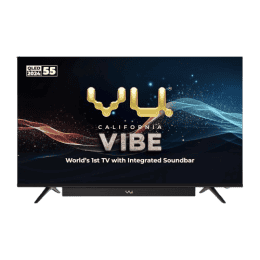 Vu Vibe Series QLED Smart Google TV | 55 inch | 400 Nits Brightness | 55VIBE24