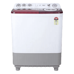 Haier Semi Automatic Top Load Washing Machine | 8.5 kg | Maroon & White | HTW85 186