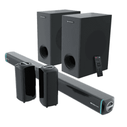 Zebronics Juke bar 9550 pro Soundbar | 625 W | 5.2 Dolby Audio Dual Wireless Subwoofer | Black