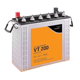 V-Guard Vt200 200Ah Tall Tubular Inverter Battery