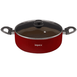 Impex ISP-2411 Aluminium Sauce Pan1 Piece | Maroon