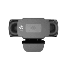 HP w200 Digital Webcam | Plug and Play Setup | Black