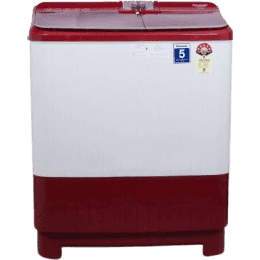 Panasonic Semi Automatic Top Load Washing Machine | 8.5 kg | Red & White | NA W85B5RRB