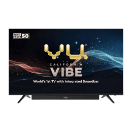 Vu Vibe Series QLED Google TV | 126 cm (50 inch) | Black | 50VIBE24
