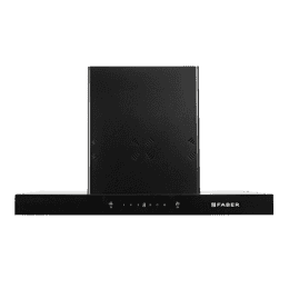 Faber Hood Cygnus | 1400m3/hr | Ducted Auto Clean Wall Mounted Chimney with Odor Sensor | Black | 3D 75 IN HC SC FL BK