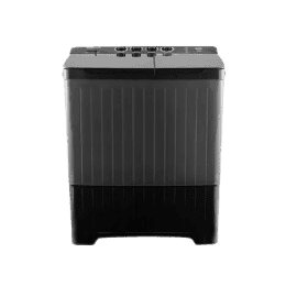 BPL Semi Automatic Top Loading Washing Machine | 8 kg | Grey & Black | BWS-N80ETBKD