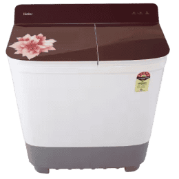Haier Semi Automatic Washing Machine | 7.5 Kg | Flowers world | HTW75-178BBK