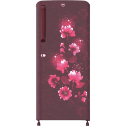 BPL Direct Cool Single Door Refrigerator | 187 L | 2 Star | Begonia Wine | BRD-F210EBPCWS
