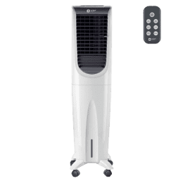 Orient Ultimo Tower Air Cooler with Remote | Honeycomb Pads |  55L | White | CT5502HR