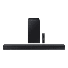 Samsung Dolby Audio Soundbar | 300W | 2.1ch | DTS VirtualX | Surround Sound Expansion | Black | HW-C450/XL
