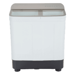 Haier Semi Automatic Washing Machine | 7 Kg | Toughened Glass | White | HTW70-178N