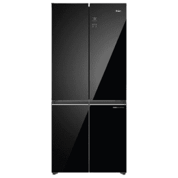 Haier Frost Free French Door Convertible Refrigerator | 520 L | Black Glass | HRB-600KGU1