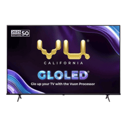 Vu GloLED TV | 126 cm (50 Inch) | Ultra HD 4K | Google TV | 50GLOLED25