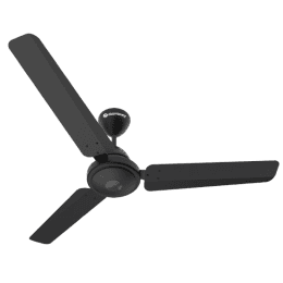 Atomberg Efficio Ceiling Fan | 1200 mm | 5 Star | BLDC Ceiling Fan with Remote Control | 3 Blade | Midnight Black
