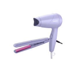 Philips Hair Dryer and Straightener Combo | 1000 W | Purple | HP8643/56