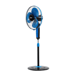 Usha Maxx Air Pedestal Fan | 400MM | with Remote | Blue Black