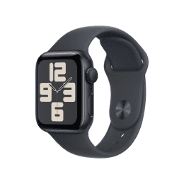Apple Watch SE | GPS | 40mm | M/L | Midnight Aluminium Case with Midnight Sport Band | MXE93HN/A