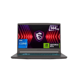 MSI Thin 15 Gaming Laptop | Intel 12th Gen i7-12650H | 144Hz | 16GB | 512GB NVMe SSD | NVIDIA GeForce RTX 3050 GDDR6 4GB | Cosmos Gray | B12UC-2240IN