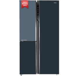 Haier Side by Side Refrigerator | 598L |  3-Star |  Expert Inverter | Grey Onyx Glass | HRT-683GOG-P