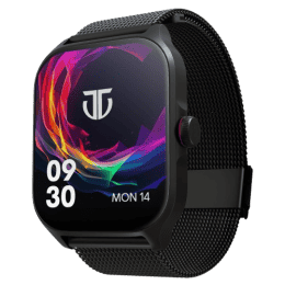 Titan Zeal Smartwatch | AMOLED | BT Calling | Black Mesh