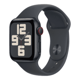 Apple Watch SE 2nd Gen | GPS + Cellular | Aluminium Case with Sport Band | M/L | Midnight | MXGM3HN/A