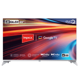 Impex evoQ QLED TV | 164 cm (65 Inch) Google TV | 65S4QLC3