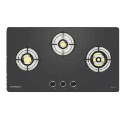 Pureflames Ray 70 Gas Hob | 3 Burners | Black