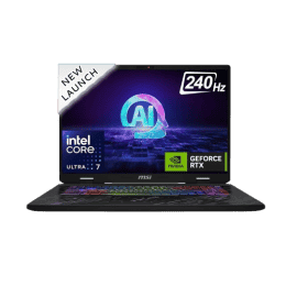 MSI Pulse 17 AI Gaming Laptop | Intel Core Ultra 7 155H | 16GB | 1TB SSD | NVIDIA GeForce RTX 4070 | Black | C1VGKG-031IN