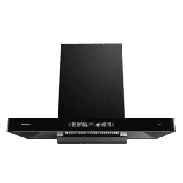 Pureflames Delta 90 Chimney | 90 cm | black body