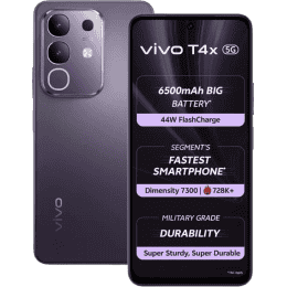 Vivo T4x 5G | 6GB | 128GB | Pronto Purple