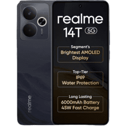 Realme 14T 5G | 8GB | 256GB | Obsidian Black