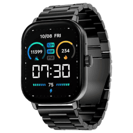 boAt Wave Spectra  Smart Watch  | AMOLED Display | Steel Black