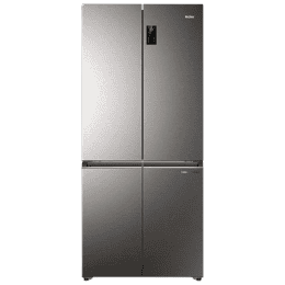 Haier Frost Free French Convertible Refrigerator | 520 L | Inox Steel | HRB-600IS-P