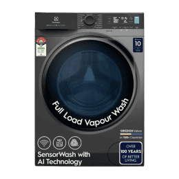 Electrolux Ultimate Care 700 Wifi Inverter Fully Automatic Front Load Washing Machine | 11 kg | 5 Star | Onyx Dark Silver | EWF1142R7SB