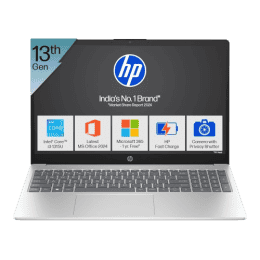 HP 15 Laptop |  Intel Core i3 13th Gen 1315U | 8 GB | 512 GB SSD |  Natural Silver | 15-FD0465TU