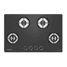 Pureflames Vega 84 Hob | Black