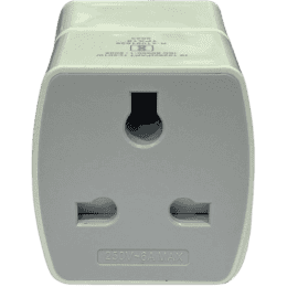 JTP Universal Plug 6AMAX Worldwide J4 Adaptor  | White