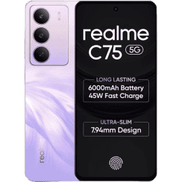 realme C75 5G | 6 GB | 128 GB | Purple Blossom