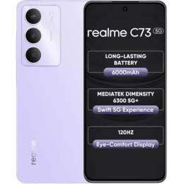 Realme C73 5G | 4 GB | 64 GB | Crystal Purple
