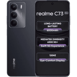 Realme C73 5G | 4 GB | 128 GB | Onyx Black