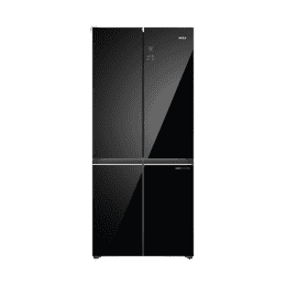 Haier French Door Convertible Refrigerator | 520 L | 3 Star | Black Glass | HRB-600KGU1