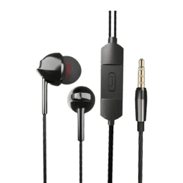 LAPCARE WOOBUDS SILK Wired Earbuds with inbuilt MIC | Golden | LBD-135