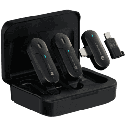 Portronics Vlogmate 2 Earbuds | Dual Microphone | Black