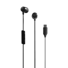 Skullcandy Jib USB C in Ear Wired Earbuds | Microphone Noise Isolating | Black