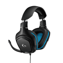 Logitech G431 Headphones | 7.1 Surround Sound | DTS X 2.0 | 50 mm | Black