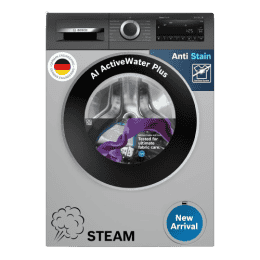Bosch Fully Automatic Front Loading Washing Machine | 9 KG | 5 Star | Dark Silver | WGA2420SIN