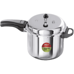 Nolta Delight 5 L | Outer Lid Induction Bottom Pressure Cooker  | Stainless Steel